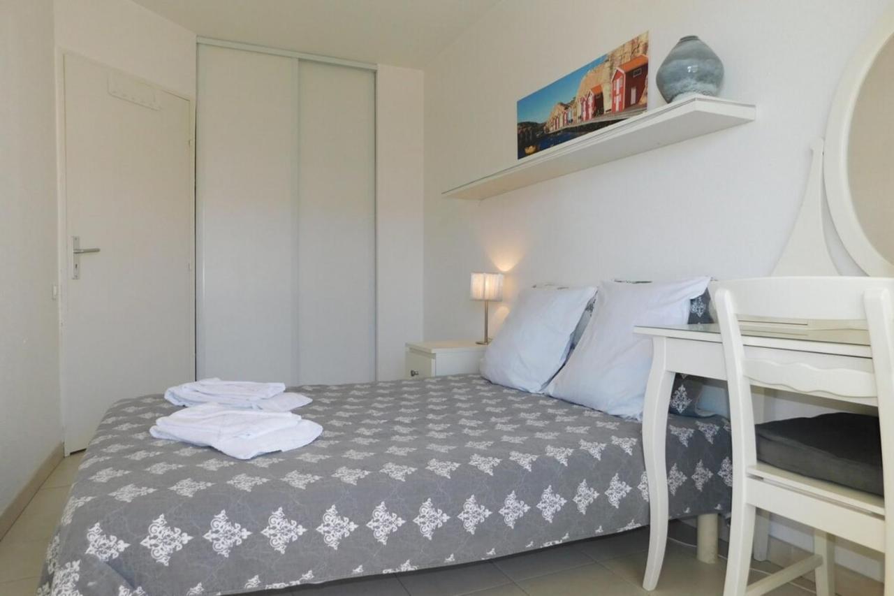 شقة "T2 "Antibes Les Pins 3" Air Conditionned Sea View With Parking And Pool" المظهر الخارجي الصورة